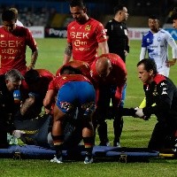 ¡Qué dolor y mala suerte! Luis Mejía sufre la rotura del tendón de Aquiles en la ida de los cuartos de final entre Deportes Antofagasta y Unión Española