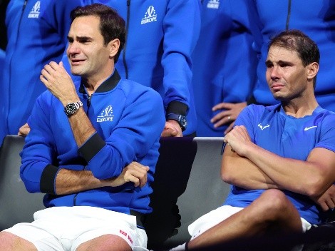 Federer llora junto a Nadal: "Ha sido maravilloso, estoy feliz"