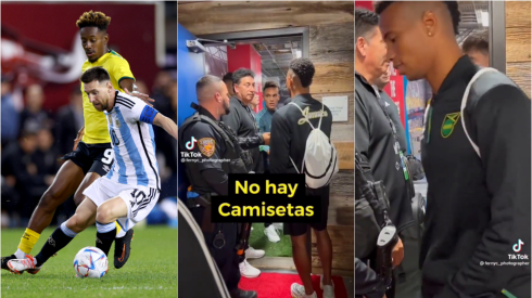 Maliek Howell, el jugador de Jamaica que recibió una decepcionante respuesta en el camarín de Argentina cuando fue por una camiseta.