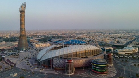 Vista aérea del Khalifa Stadium, uno de los recintos que albergará el Mundial de Qatar 2022