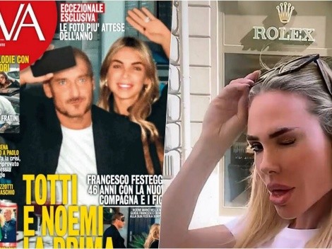 Malula: Totti se exhibe con su nueva novia y su ex le cierra un ojo