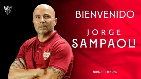 Jorge Sampaoli fue confirmado como nuevo entrenador del Sevilla.