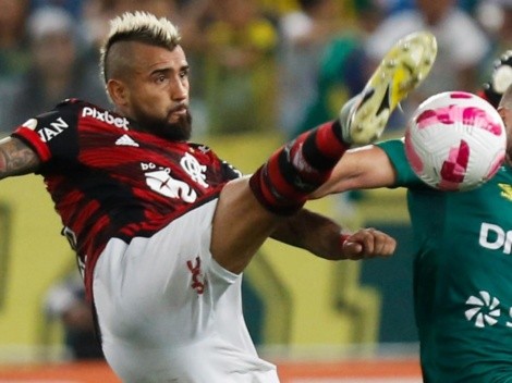 Vidal y Flamengo empatan la primera final de Copa