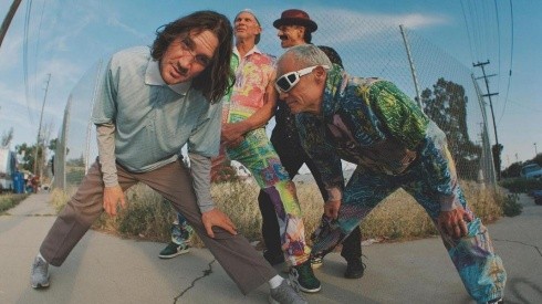 Red Hot Chili Peppers: John Frusciante, Flea, Chad Smith y Anthony Kiedis.