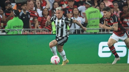 Solo Vargas se hizo presente en el duelo de chilenos entre el Flamengo y Atlético Mineiro, ni Vidal ni Pulgar fueron citados.