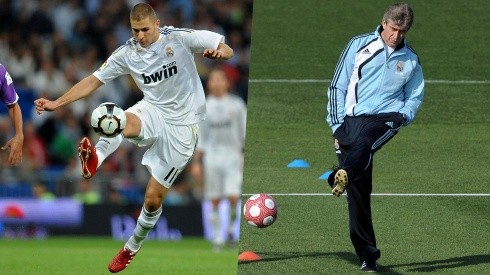 En 2009, Real Madrid se la jugó toda y contrató al Ingeniero para ser el nuevo director técnico del club. Uno de sus refuerzos fue justamente Benzema.