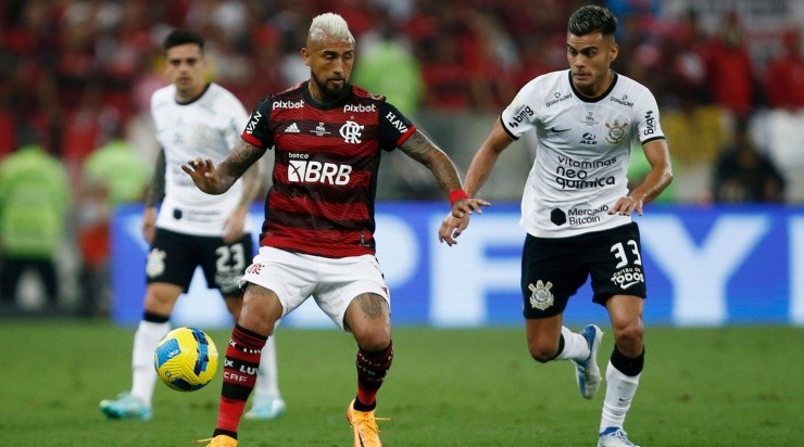 Vidal fue titular en la final de la Copa de Brasil.