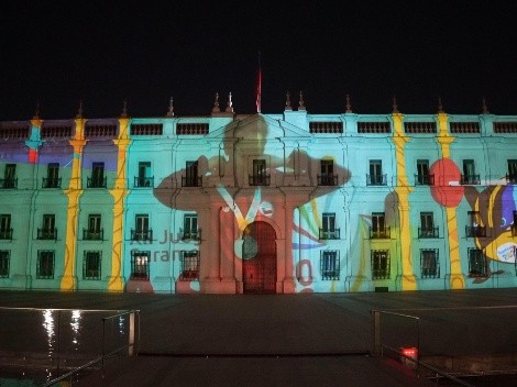 Cuenta regresiva para Santiago 2023: show de luces en La Moneda