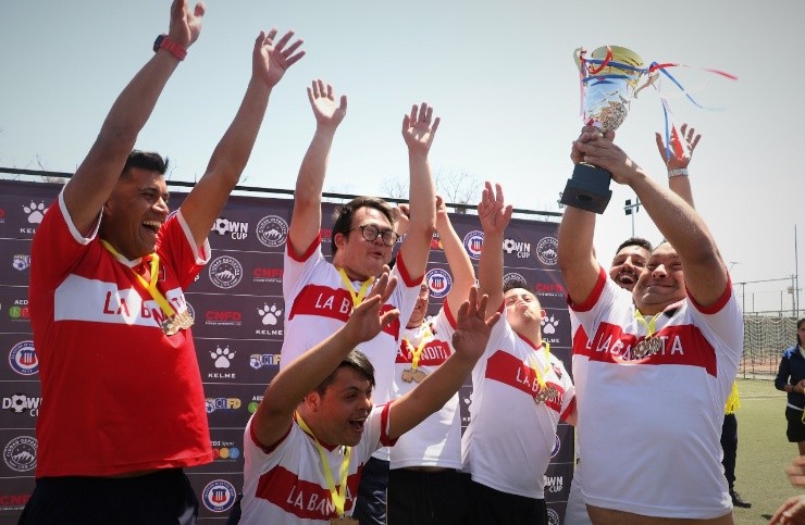 La Bandita también gritó campeón en el Primer Torneo Nacional de Fútbol Down. Foto:Down Cup.