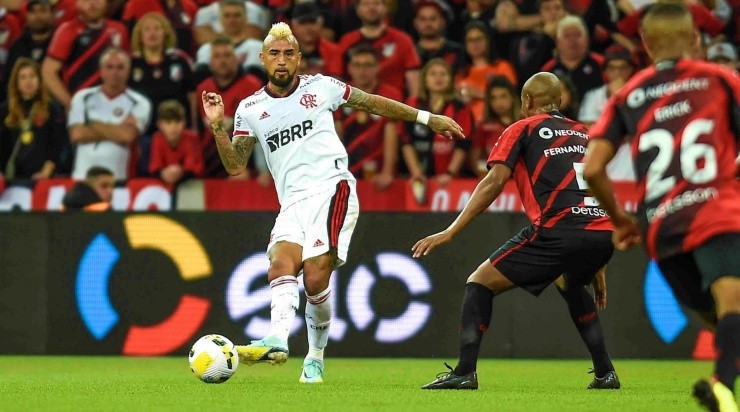 Vidal fue campeón de la Copa Brasil con Flamengo.