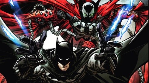 Batman y Spawn en una de las portadas alternativas del próximo lanzamiento.