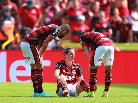 Flamengo le saca máximo rédito a la maldición de Filipe Luís
