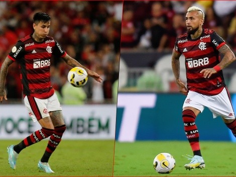 Corinthians sorprende a Pulgar y Vidal en la fiesta de Flamengo