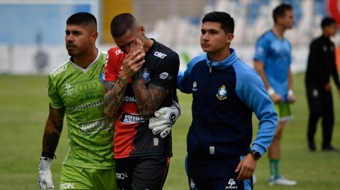 Los jugadores de Antofagasta quedaron muy tristes tras el duelo con la UC
