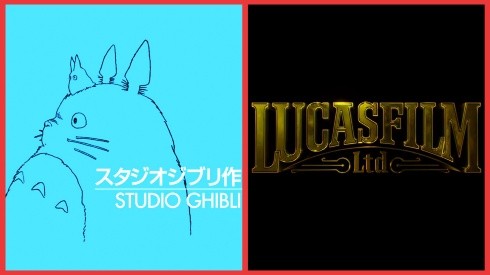 Los logos de Ghibli y Lucasfilm
