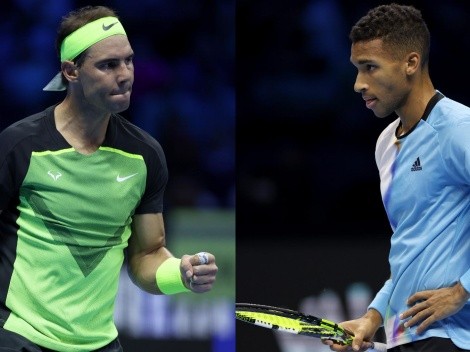 ¿A qué hora juega Nadal contra Félix Auger-Aliassime por el ATP Finals?