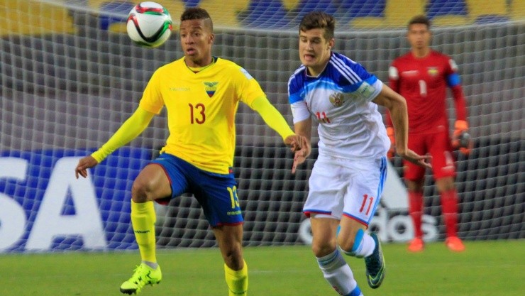 Byron Castillo jugó el Mundial Sub 17 disputado en Chile en 2015, con lugar y fecha de nacimiento adulterados