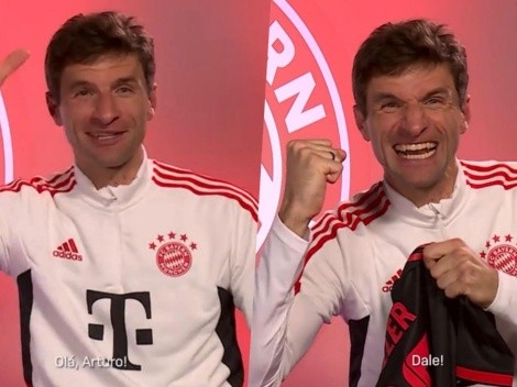 Müller se hace el lindo con Vidal y le manda un tremendo regalo