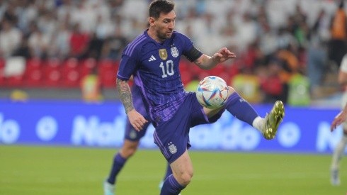 Messi anotó antes de irse a Qatar 2022