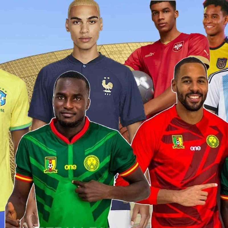 de camisetas del Mundial Qatar 2022: Nike, Adidas, Puma, Kappa, All Sports