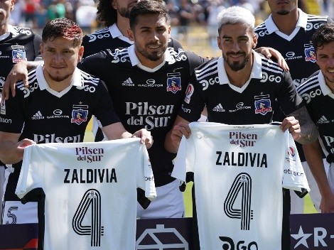 Jugadores de Colo Colo homenajean a Zaldivia tras su salida del club