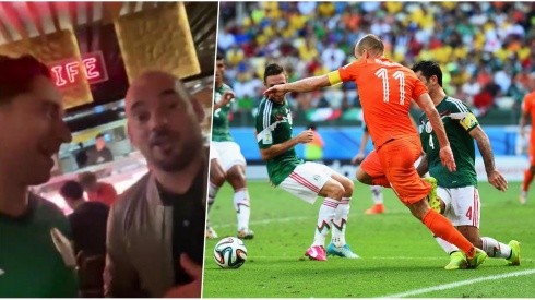 Sneijder se sincera y reconoce que no hubo penal en la polémica que eliminó a México frente a Países Bajos por Brasil 2014.