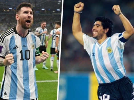Messi iguala marca de Maradona en los mundiales