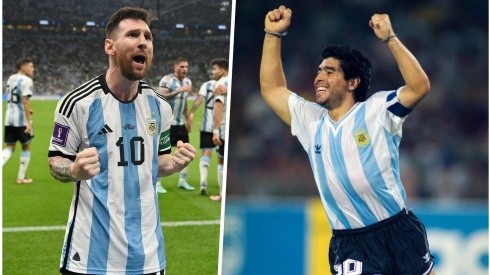 Lionel Messi alcanza la marca de Diego Maradona en los mundiales.