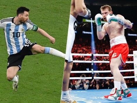 "Señor Canelo": Kun defiende a Messi tras amenaza de Álvarez