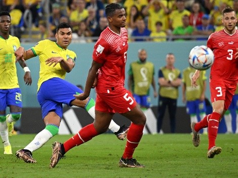 Golazo de Casemiro mete a Brasil en octavos de final