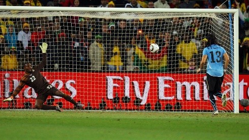De la mano de Sebastián Abreu, Uruguay avanzó a las semifinales en Sudáfrica 2010.