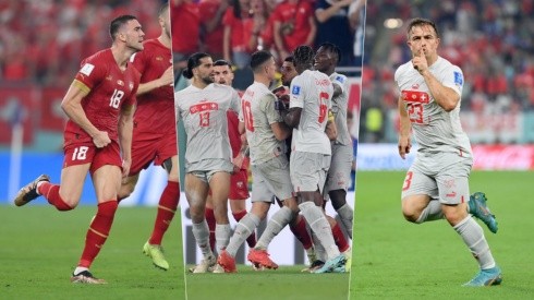Serbia y Suiza animaron un partido muy caliente