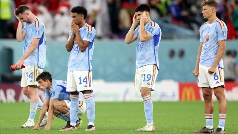 La decepción española tras quedar eliminados de Qatar.