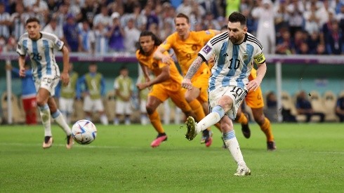Messi llegó a diez goles en mundiales con la Albiceleste.