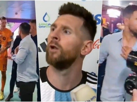 Kun Agüero desclasifica el “qué mirás bobo” de Messi a Weghorst