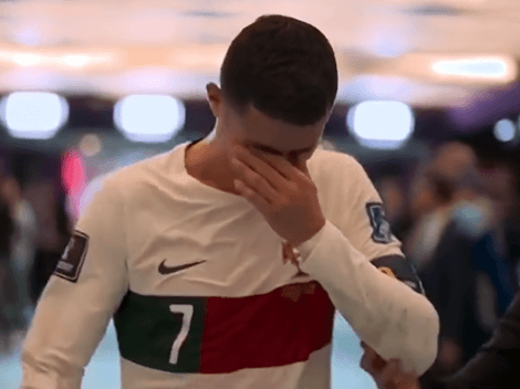 El desconsolado llanto del eliminado Cristiano Ronaldo
