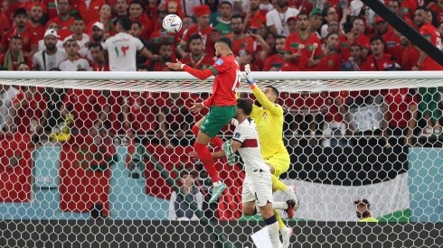 En-Nesyri se lució con su brinco ante Portugal