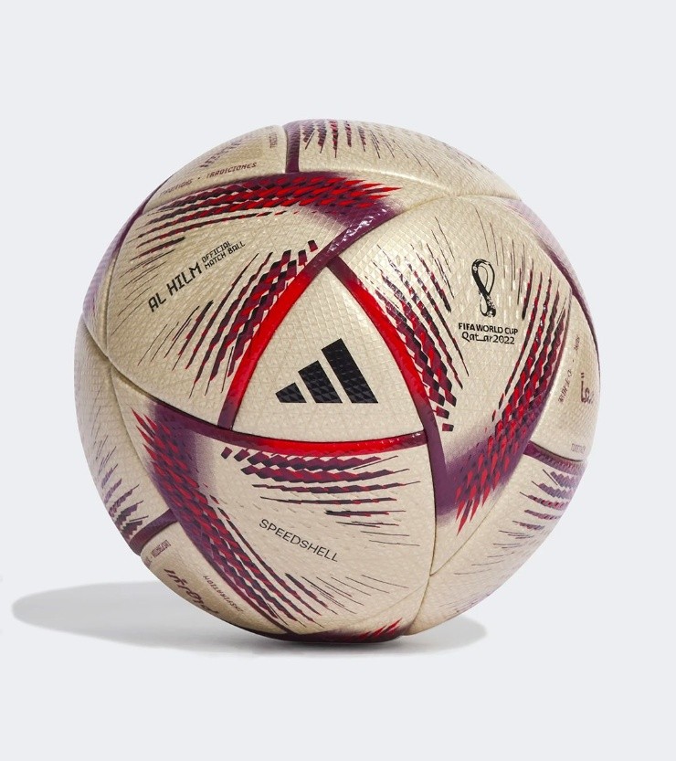 Este es Al Hilm, la pelota para la recta final del Mundial de Qatar 2022. Foto: adidas.