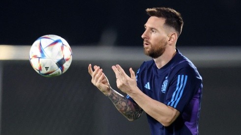 Messi optó por quedarse en la concentración en el día libre argentino.