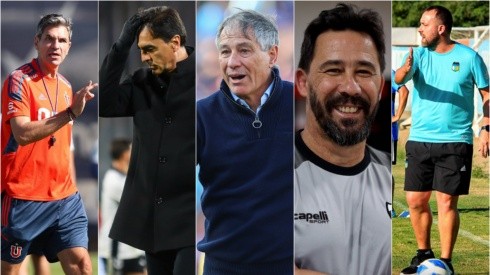Mauricio Pellegrino, Gustavo Quinteros, Ariel Holan, Pablo Sánchez y Pablo de Muner, cinco de los 10 entrenadores argentinos que tendrá el Campeonato Nacional 2023.