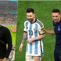Martín Liberman se da vuelta la chaqueta con Messi y Scaloni