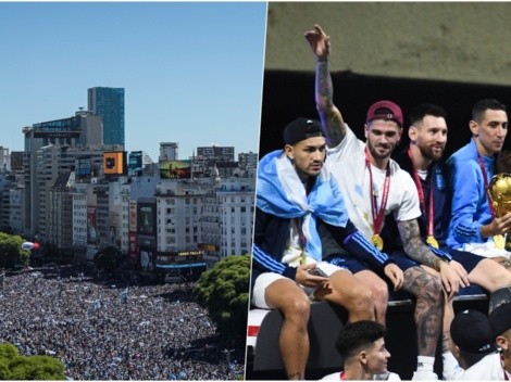 Los campeones del mundo revolucionan Buenos Aires