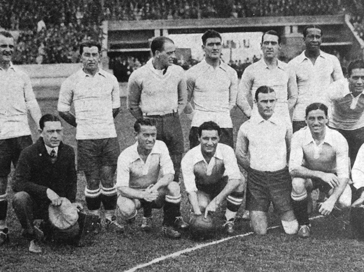 SELECCIÓN DE SUIZA contra Uruguay 09/06/1924 Final Juegos Olímpicos