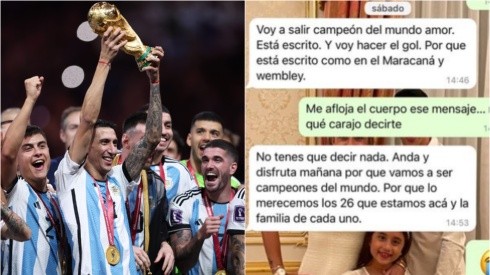 Ángel di María cumplió la profecía: salir campeón del mundo en Qatar 2022 con Argentina.
