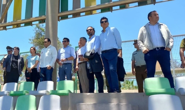 Las autoridades visitaron el Estadio Luis Valenzuela Hermosilla, donde Copiapó hará de local en su estreno en Primera División | ANFP