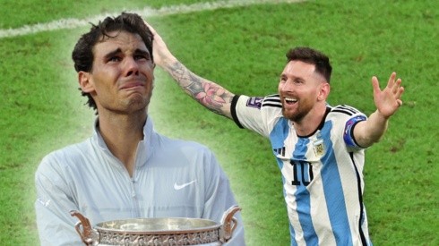 Nadal afirmó que lloró viendo a Messi en la final del mundial.