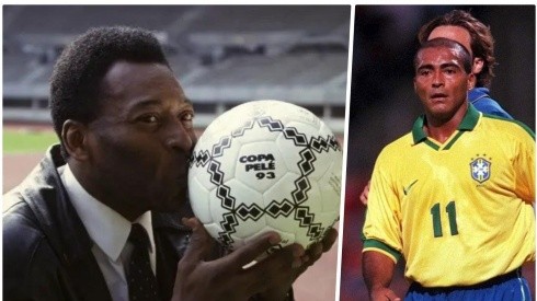 Pese a las diferencias, Romario dedicó sentidas palabras para Pelé.