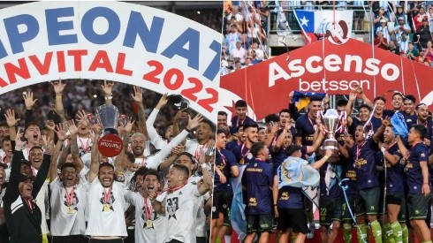 Colo Colo y Magallanes celebraron en el fútbol chileno durante 2022