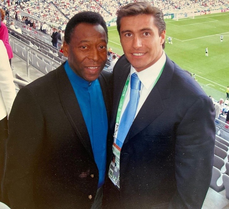 Solabarrieta y Pelé