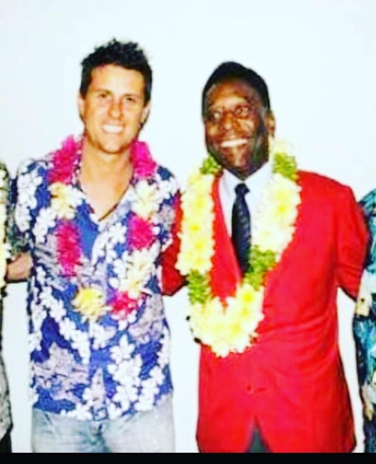 Diego Rivarola y Pelé